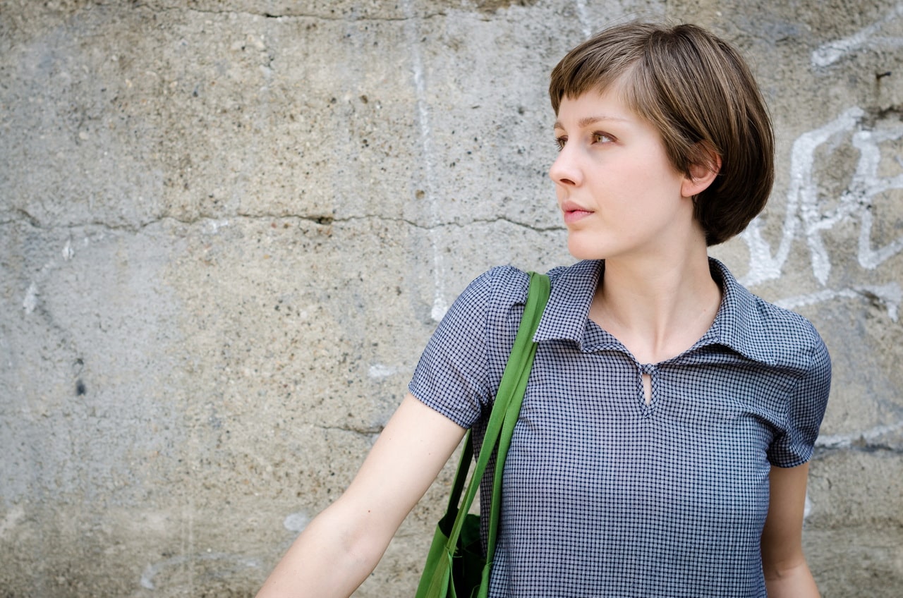 Young Beautiful Hipster Woman